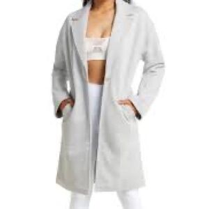 ALO Yoga VIP Blazer Trench - Grey - XS